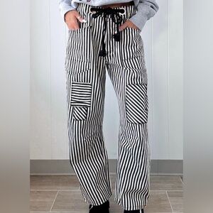 NEW W/tags BiBi Black and White Striped Jeans